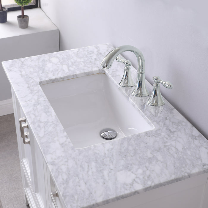 Altair Design Isla 36″ Single Bathroom Vanity Set in White 36″ size