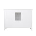 Altair Design Isla 48"" Single Bathroom Vanity Set in White and Carrara White Marble Countertop