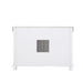Altair Design Jardin 48"" Single Bathroom Vanity Set in White and Carrara White Marble Countertop