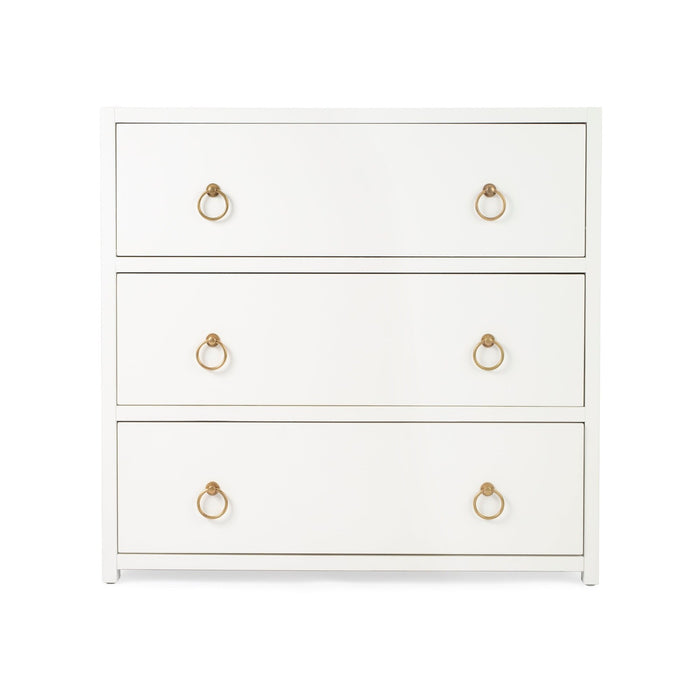 Butler Specialty Company Lark 3 Drawer Dresser, White 5392304