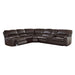 Acme Furniture Saul Power Motion Sectional Sofa in Espresso Leather-Aire 54155
