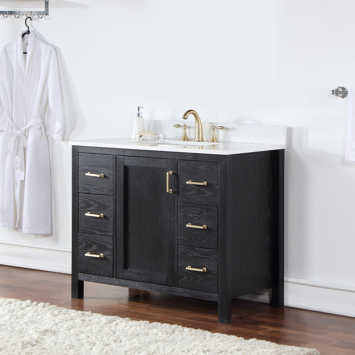 Altair Design Hadiya 42″ Single Bathroom Vanity Set 42″ size