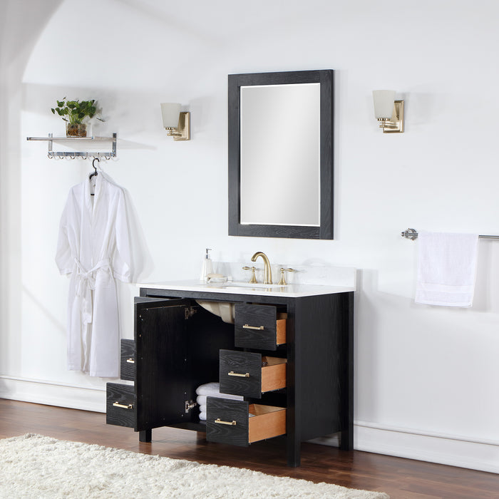Altair Design Hadiya 42″ Single Bathroom Vanity Set 42″ size