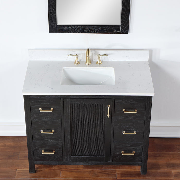 Altair Design Hadiya 42″ Single Bathroom Vanity Set 42″ size