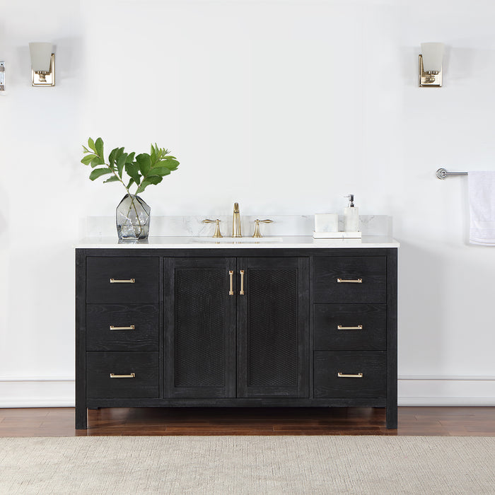 Altair Design Hadiya 60″ Single Bathroom Vanity Set 42″ size