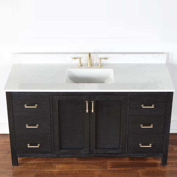 Altair Design Hadiya 60″ Single Bathroom Vanity Set 42″ size