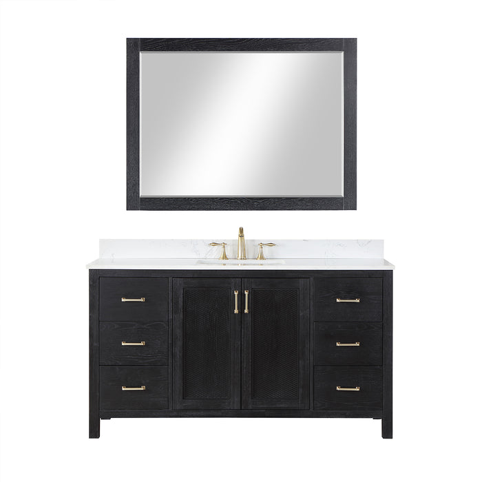 Altair Design Hadiya 60″ Single Bathroom Vanity Set 42″ size