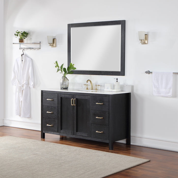 Altair Design Hadiya 60″ Single Bathroom Vanity Set 42″ size