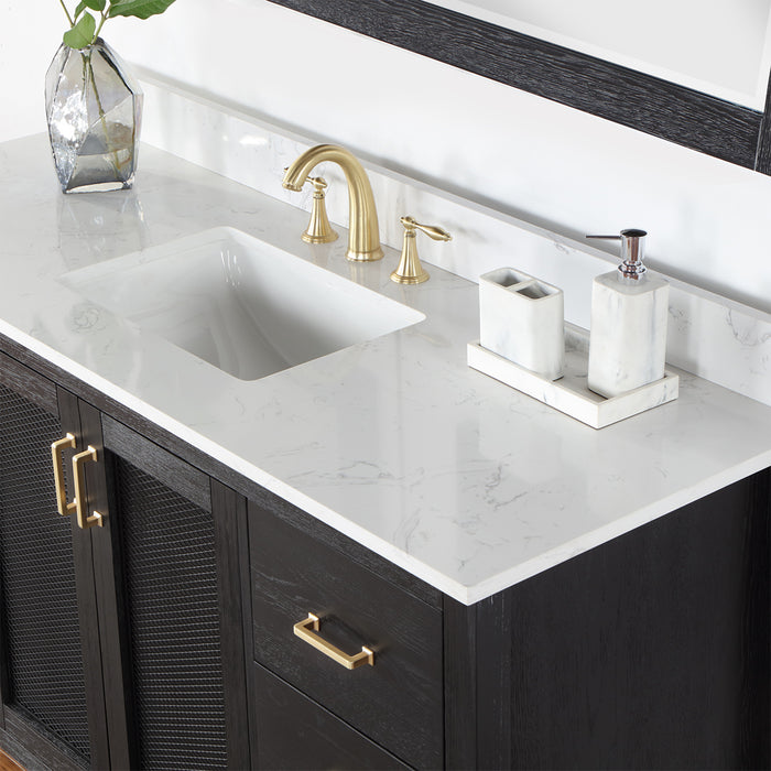 Altair Design Hadiya 60″ Single Bathroom Vanity Set 42″ size
