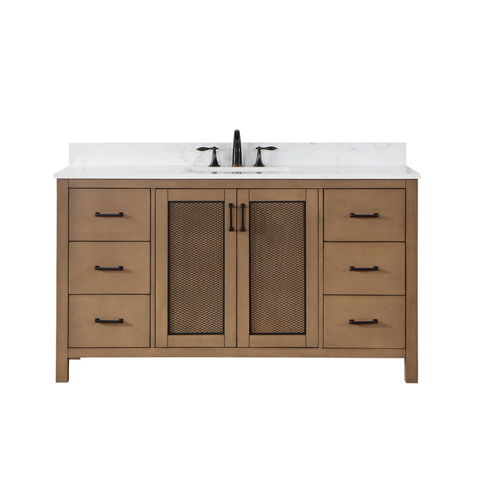 Altair Design Hadiya 60″ Single Bathroom Vanity Set 42″ size