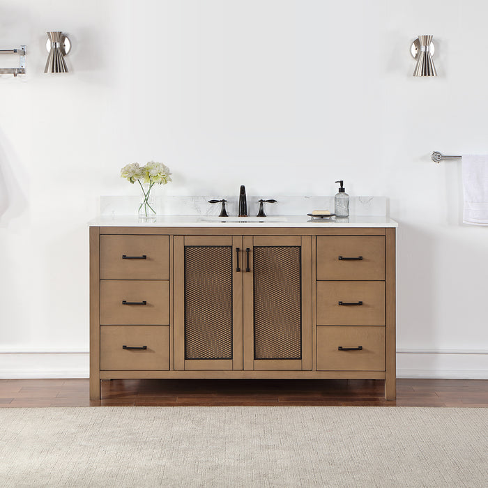 Altair Design Hadiya 60″ Single Bathroom Vanity Set 42″ size