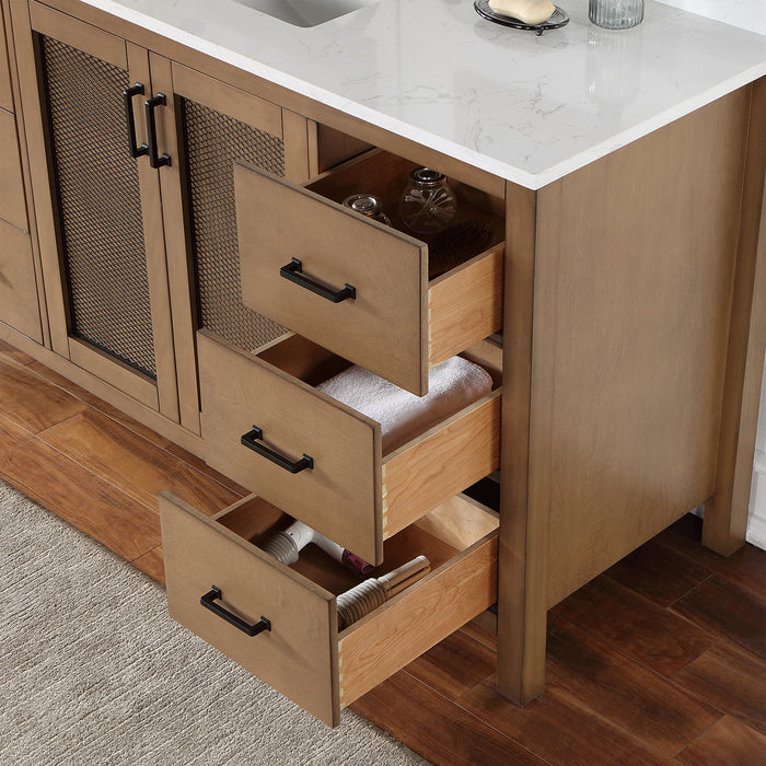 Altair Design Hadiya 60″ Single Bathroom Vanity Set 42″ size