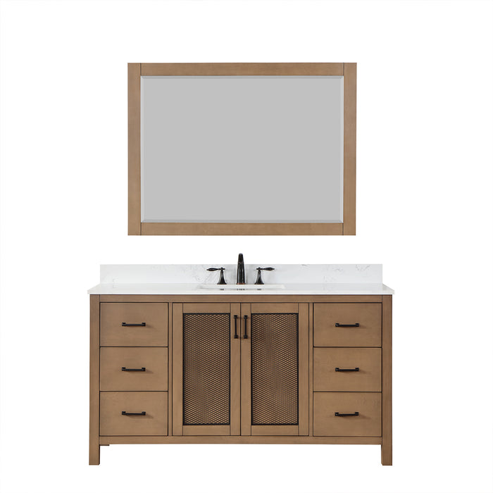 Altair Design Hadiya 60″ Single Bathroom Vanity Set 42″ size