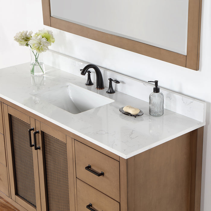 Altair Design Hadiya 60″ Single Bathroom Vanity Set 42″ size