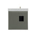 Altair Design Monna 36"" Single Bathroom Vanity Set in Gray Pine with Aosta White Composite Stone Countertop
