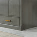 Altair Design Monna 72"" Double Bathroom Vanity Set in Gray Pine with Aosta White Composite Stone Countertop