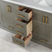 Altair Design Monna 84″ Double Bathroom Vanity Set in Gray room setting
