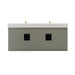 Altair Design Monna 84″ Double Bathroom Vanity Set in Gray detail view