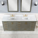 Altair Design Monna 84″ Double Bathroom Vanity Set in Gray detail view