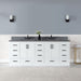 Altair Design Monna 84″ Double Bathroom Vanity Set in White room setting