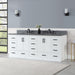 Altair Design Monna 84″ Double Bathroom Vanity Set in White additional view