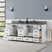 Altair Design Monna 84″ Double Bathroom Vanity Set in White lifestyle view