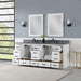 Altair Design Monna 84″ Double Bathroom Vanity Set in White close-up view