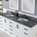 Altair Design Monna 84″ Double Bathroom Vanity Set in White lifestyle view