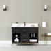 Altair Design Kesia 48″ Single Bathroom Vanity Set in Black 48″ size