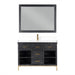 Altair Design Kesia 48″ Single Bathroom Vanity Set in Black 48″ size
