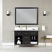 Altair Design Kesia 48″ Single Bathroom Vanity Set in Black