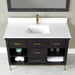 Altair Design Kesia 48″ Single Bathroom Vanity Set in Black 48″ size