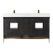 Altair Design Kesia 60″ Double Bathroom Vanity Set in Black 60″ size
