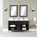 Altair Design Kesia 60″ Double Bathroom Vanity Set in Black