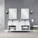 Altair Design Kesia 72″ Double Bathroom Vanity Set in White