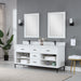 Altair Design Kesia 72″ Double Bathroom Vanity Set in White 72″ size