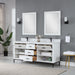 Altair Design Kesia 72″ Double Bathroom Vanity Set in White 72″ size