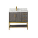 Altair Design Wildy 36″ Single Bathroom Vanity Set 36″ size