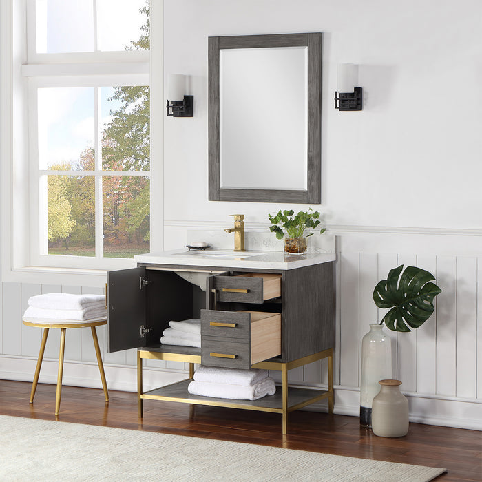 Altair Design Wildy 36″ Single Bathroom Vanity Set 36″ size