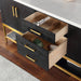 Altair Design Wildy 72″ Double Bathroom Vanity Set in Black 60″ size