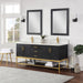 Altair Design Wildy 72″ Double Bathroom Vanity Set in Black 60″ size