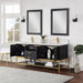 Altair Design Wildy 72″ Double Bathroom Vanity Set in Black 60″ size