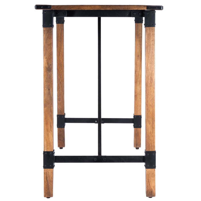 Butler Specialty Company Mountain Lodge Wood & Metal 51""W Pub Table, Natural Wood 5481330