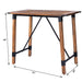 Butler Specialty Company Mountain Lodge Wood & Metal 51""W Pub Table, Natural Wood 5481330