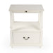 Butler Specialty Company Mabel Marble Nightstand, White 5519288