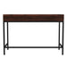 Butler Specialty Company Carl 45"" Wood and Metal Writing Desk, Medium Brown 5521054