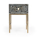 Butler Specialty Company Purgenia Mother Of Perl Side Table, Black and White, Gold 5532388