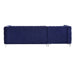 Acme Furniture Sullivan Sectional Sofa Navy Blue Velvet 55490