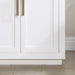 Altair Design Gavino 30"" Single Bathroom Vanity in White with Grain White Composite Stone Countertop