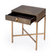 Butler Specialty Company Sullia One Drawer End Table, Gold 5591350